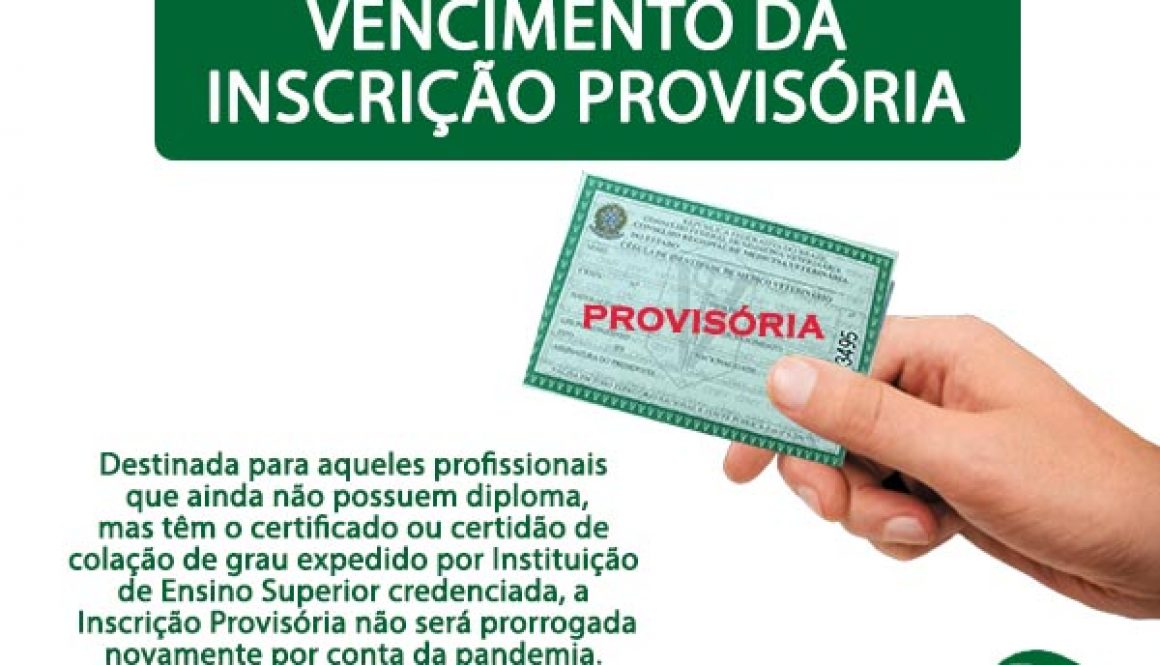 prazo para inscrição não será prorrogado