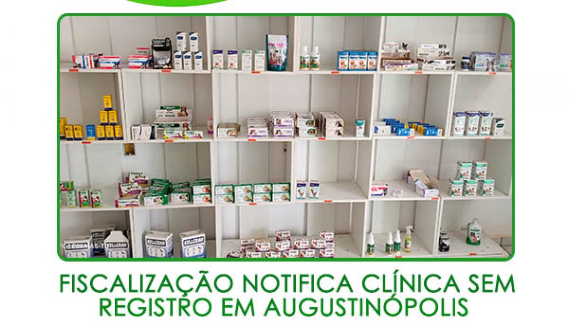 fiscalização encontra clínica sem registro em Augustinópolis