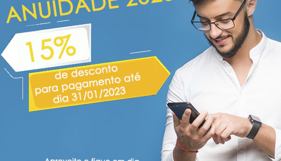 anuidade Desconto de 15% copiar