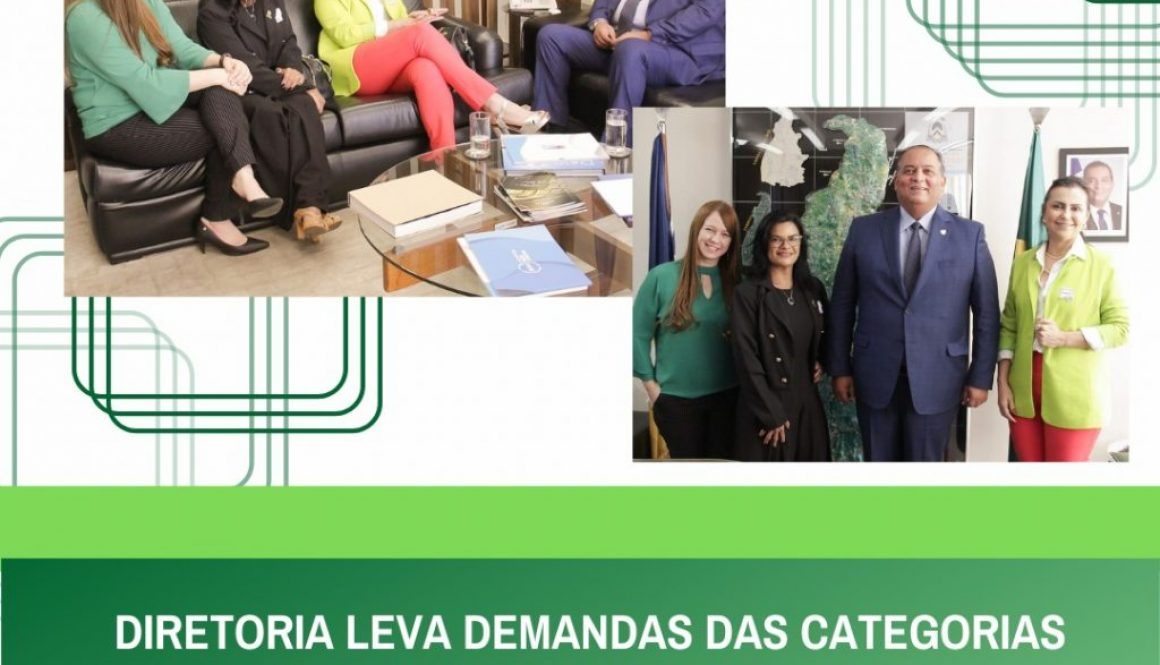 diretoria leva demandas para senador Eduardo Gomes