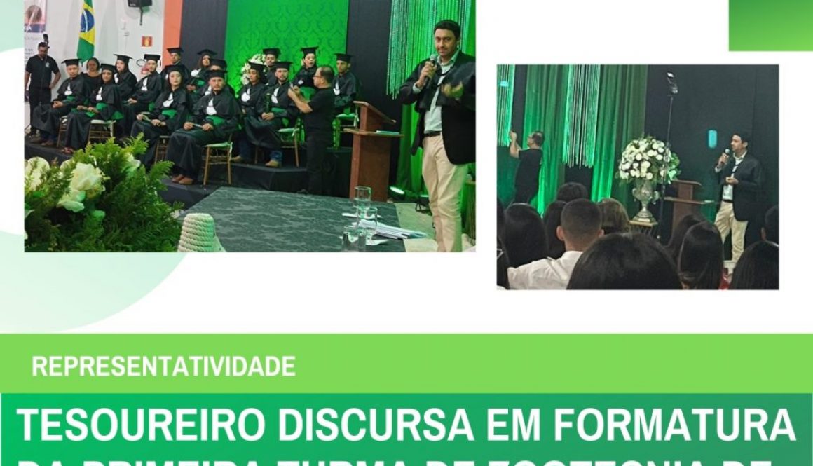 TESOUREIRO PARTICIPA DE FORMATURA DA PRIMEIRA TURMA DE MV EM GUARAÍ