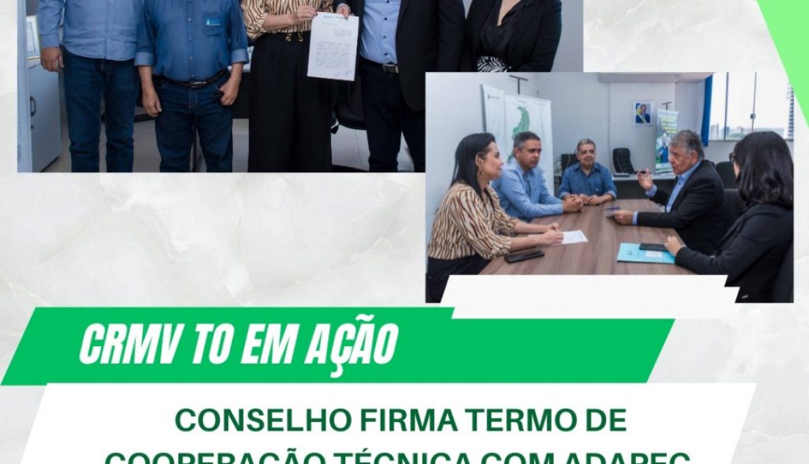 CRMV assina termo de coop com Adapec