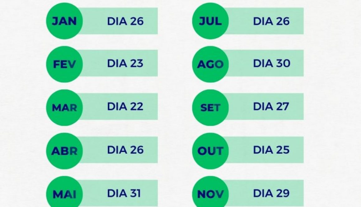 Instagram Post Agenda da Semana Programação Igreja Moderno Verde Azul (1)