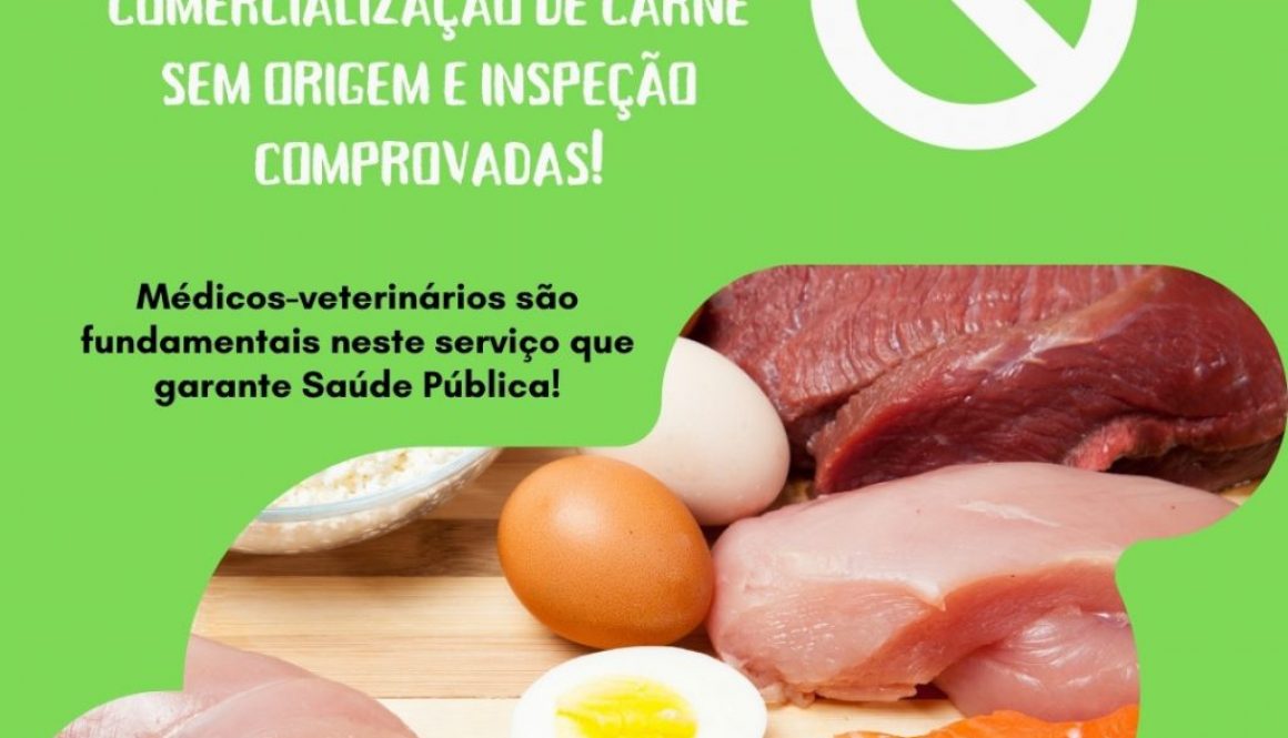 proibida comercialização de carne sem inspeção