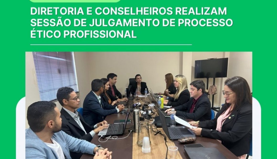 processo ético profissional