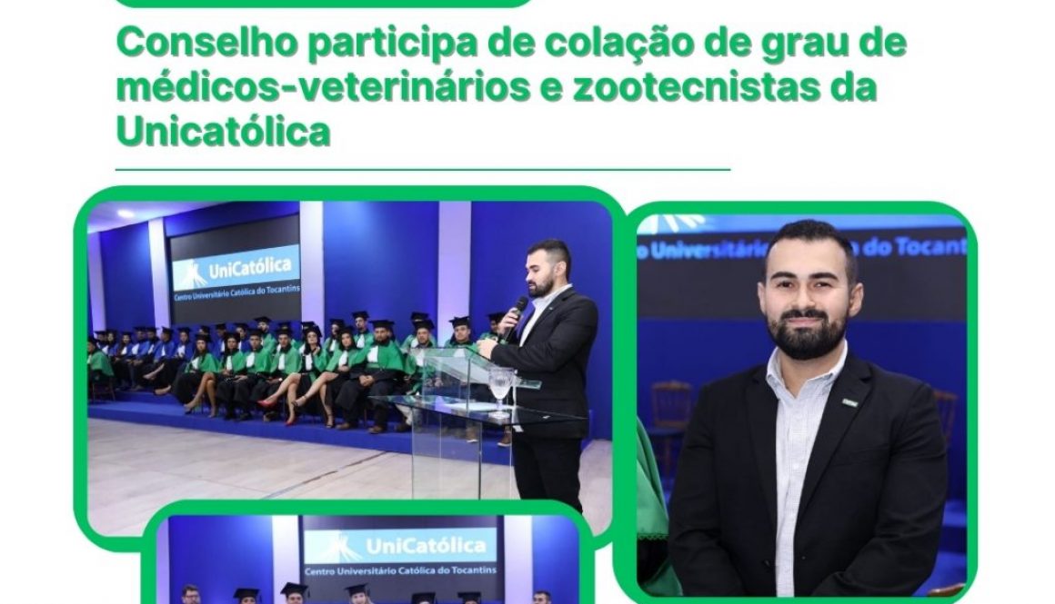 CRMV participa de colação de grau na Unicatólica